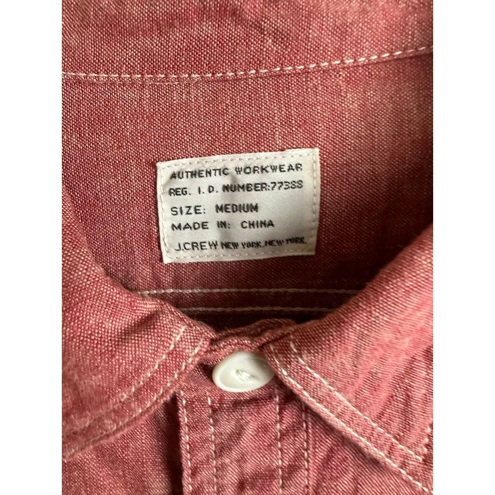 J.Crew Button Up Men's‎ Medium Workwear